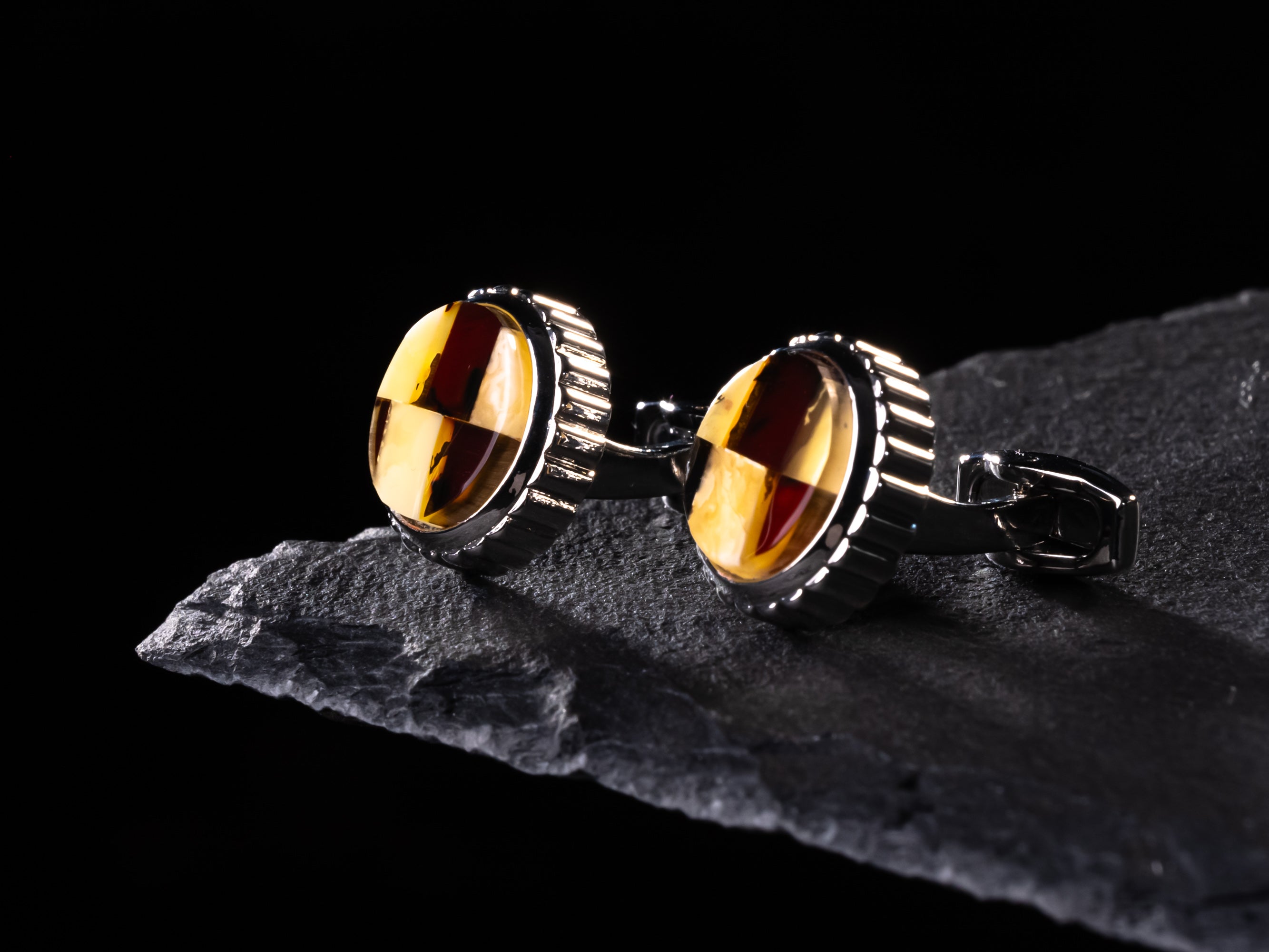 Amber Cufflinks