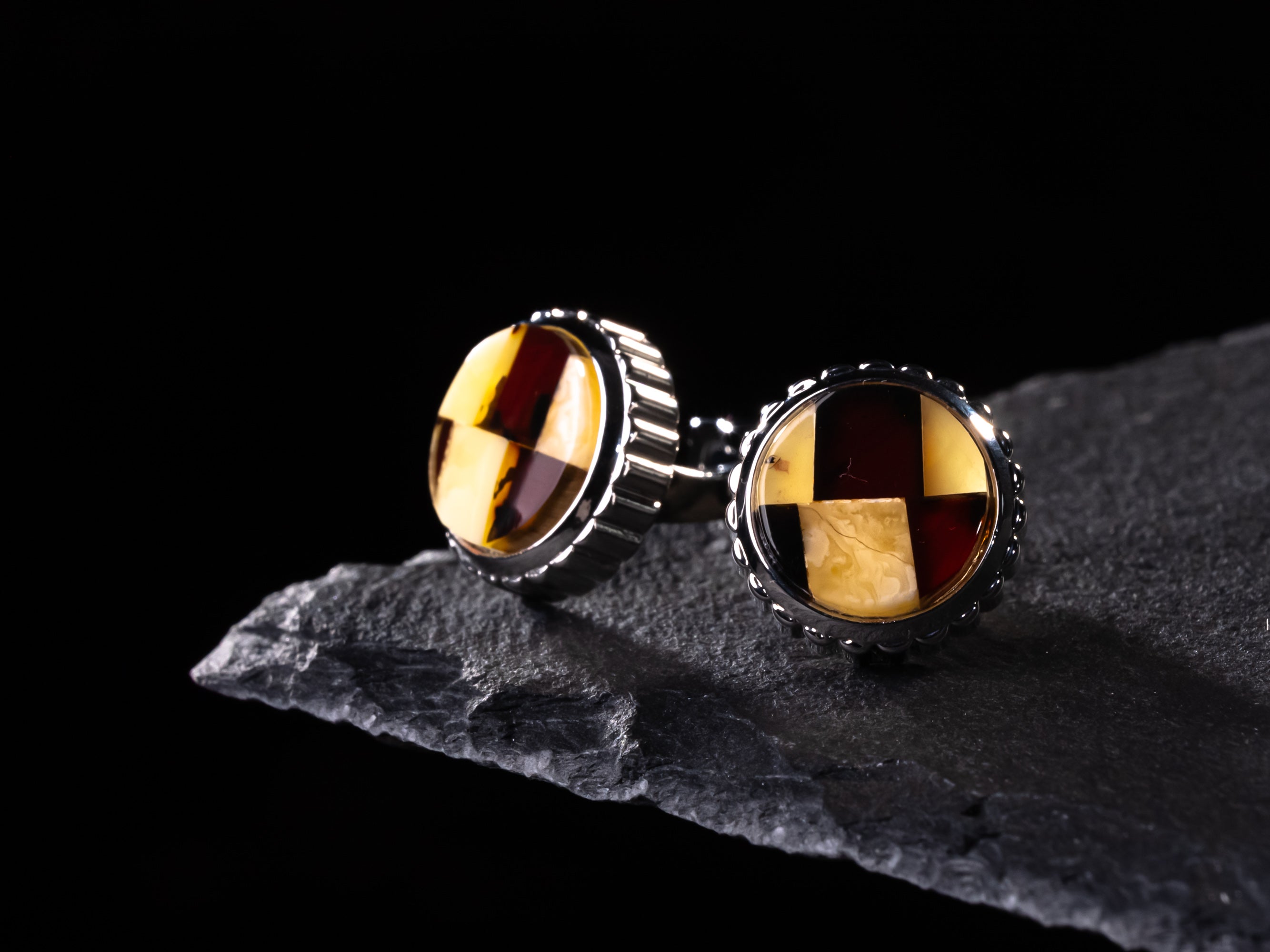 Amber Cufflinks