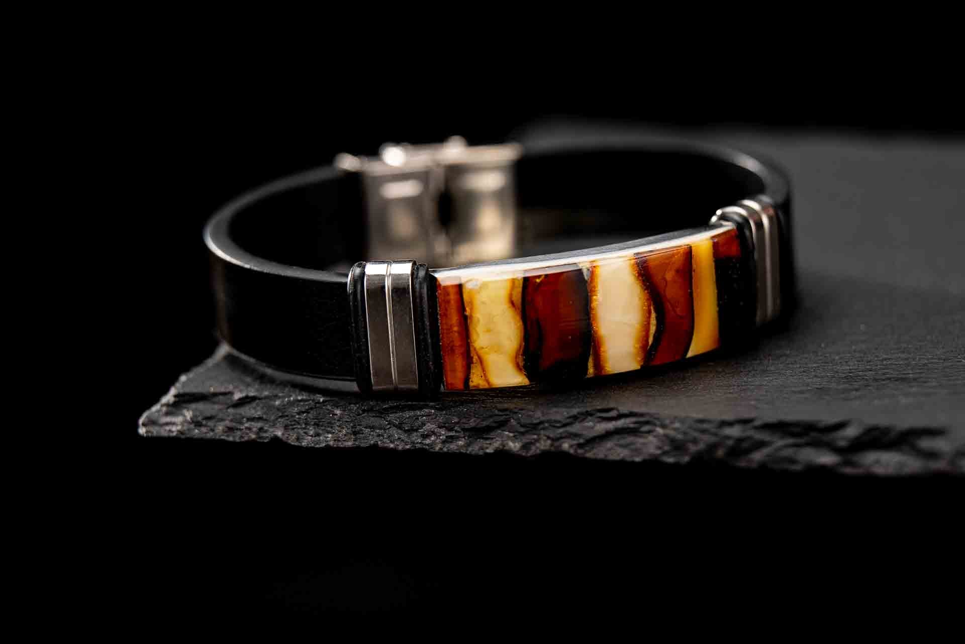 Amber Mosaic Bracelet